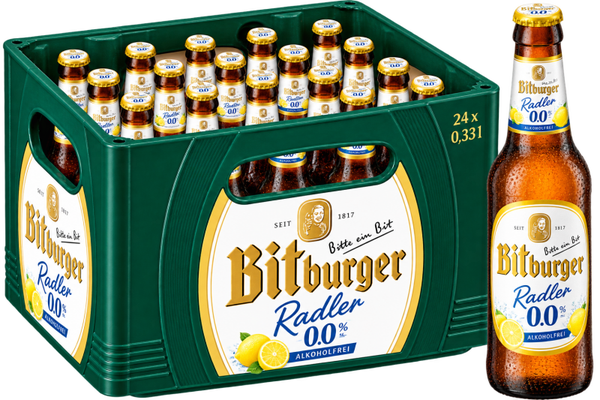 Bitburger Radler 0,0% Longneck