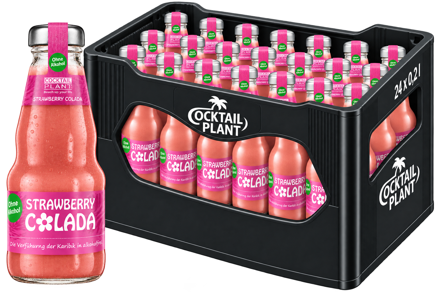 Cocktail Plant Strawberry Colada – alkoholfrei