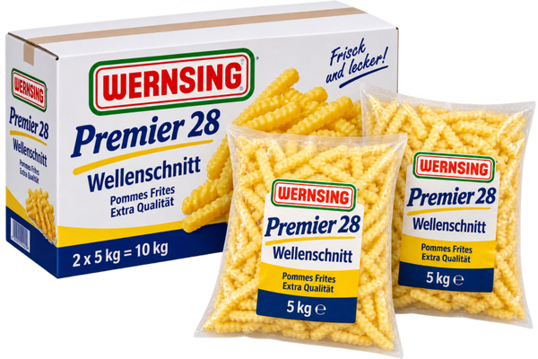 Pommes frites Wellenschnitt