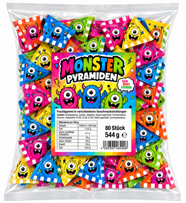 Fruchtgummi "Monster Pyramiden"