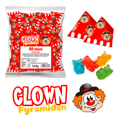 Fruchtgummi "Clown Pyramide"