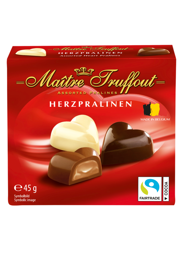 Mini Herzpralinen