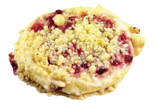 Johannisbeerstreusel Schnecke