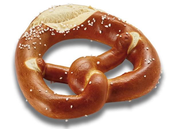 Laugenbrezel mit Schnitt