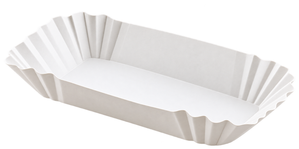 Pappschalen weiß 10,5x17,5x3cm