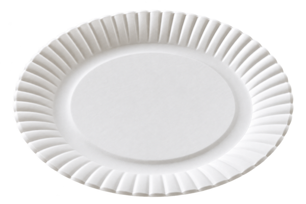Pappteller weiß