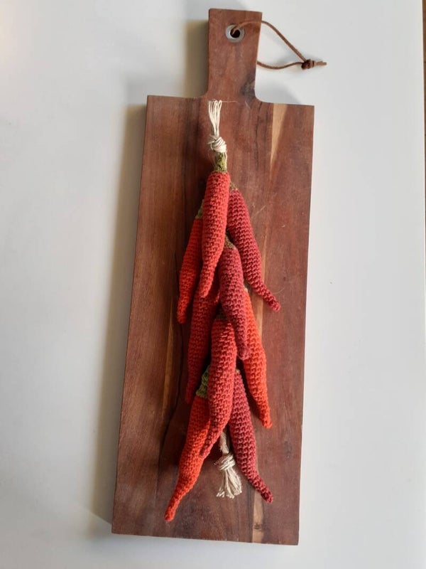 Handgemaakte Gehaakte Peper Decoratie