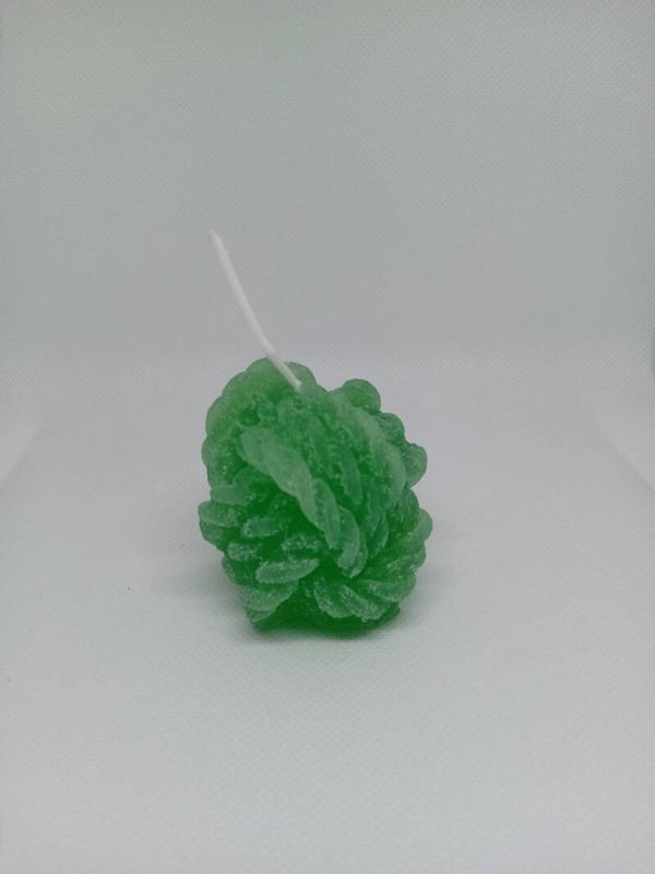 Bol wol in kaarsvorm