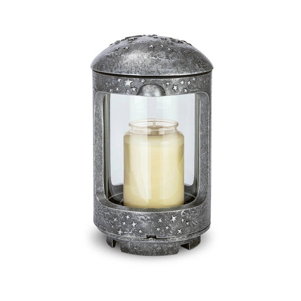 Laterne Mond und Sterne Aluminium