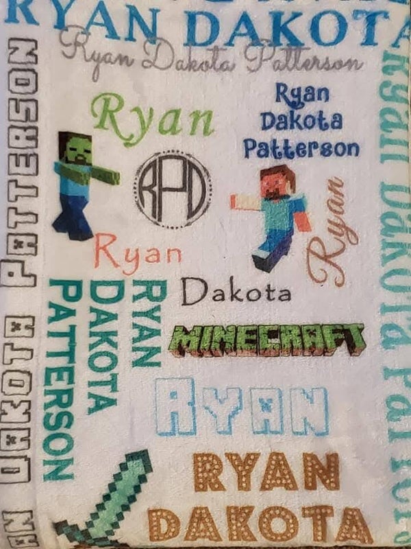 Custom Name Baby Blanket