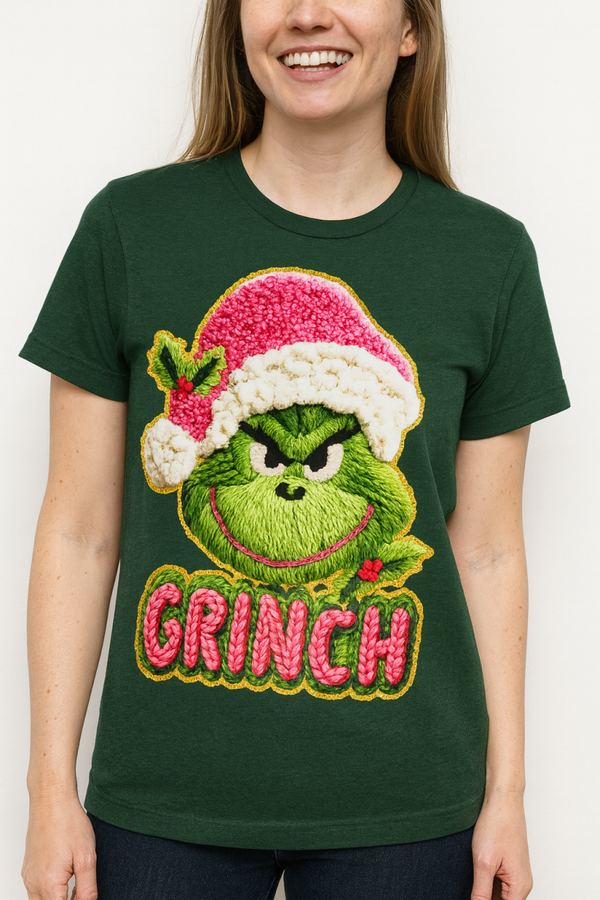 Grinch Pink Hat