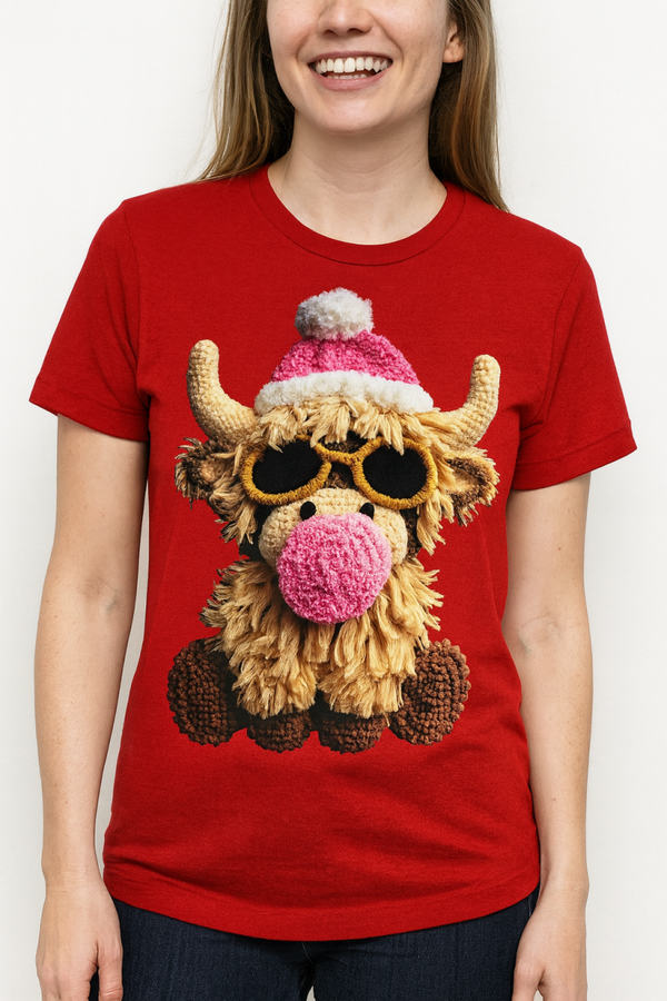 Highland Cow, Bubble tshirt