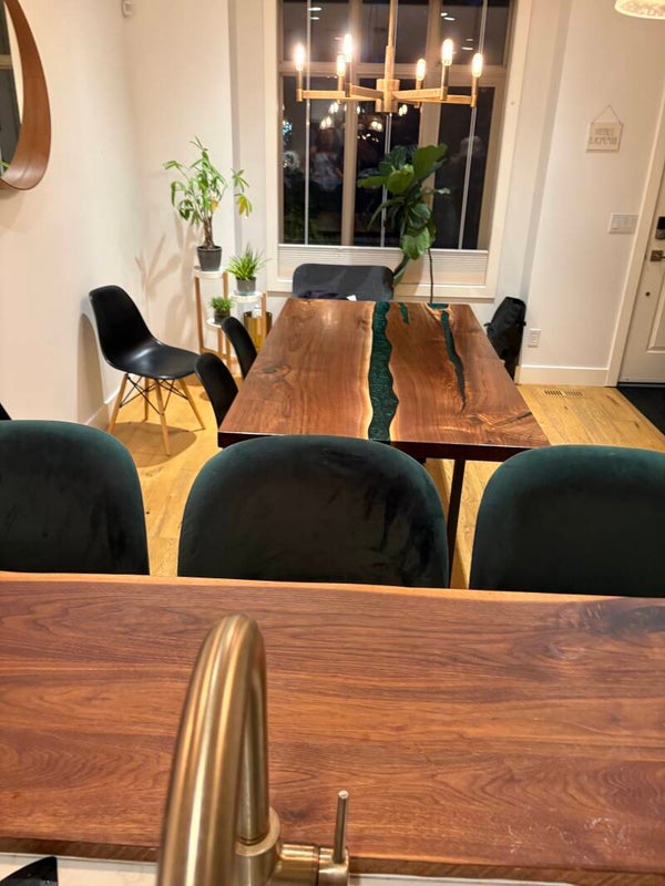 Black Walnut River Dining Room Table  -  SOLD