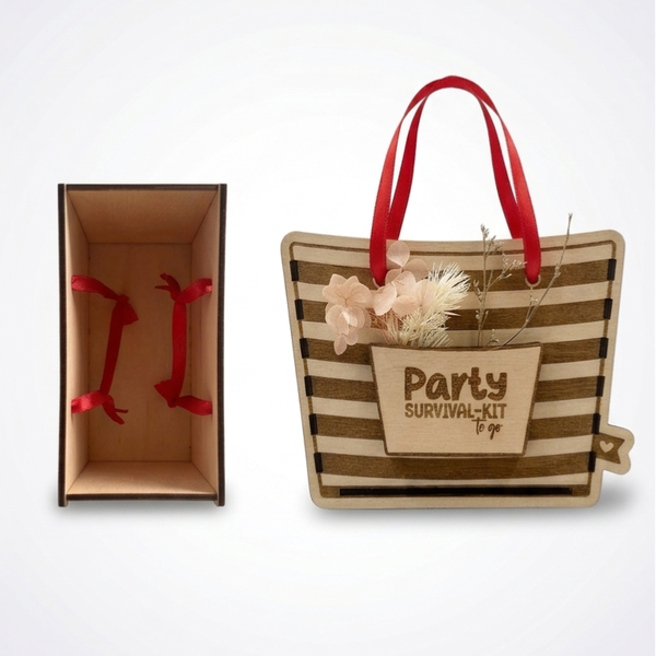 Geschenktasche aus Holz