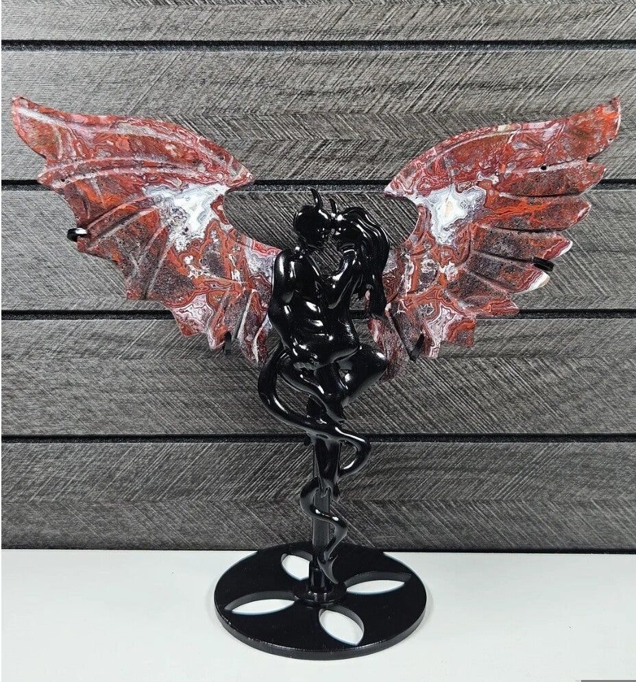 Mexicaans agaat duivel/engel