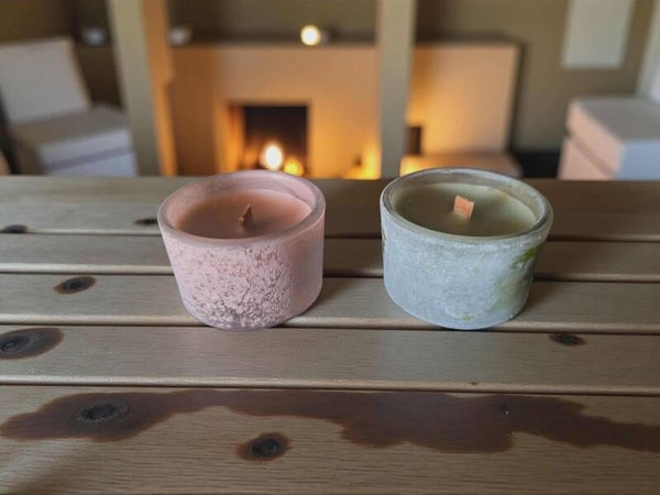 Mini stone geparfurmeerde geurkaars