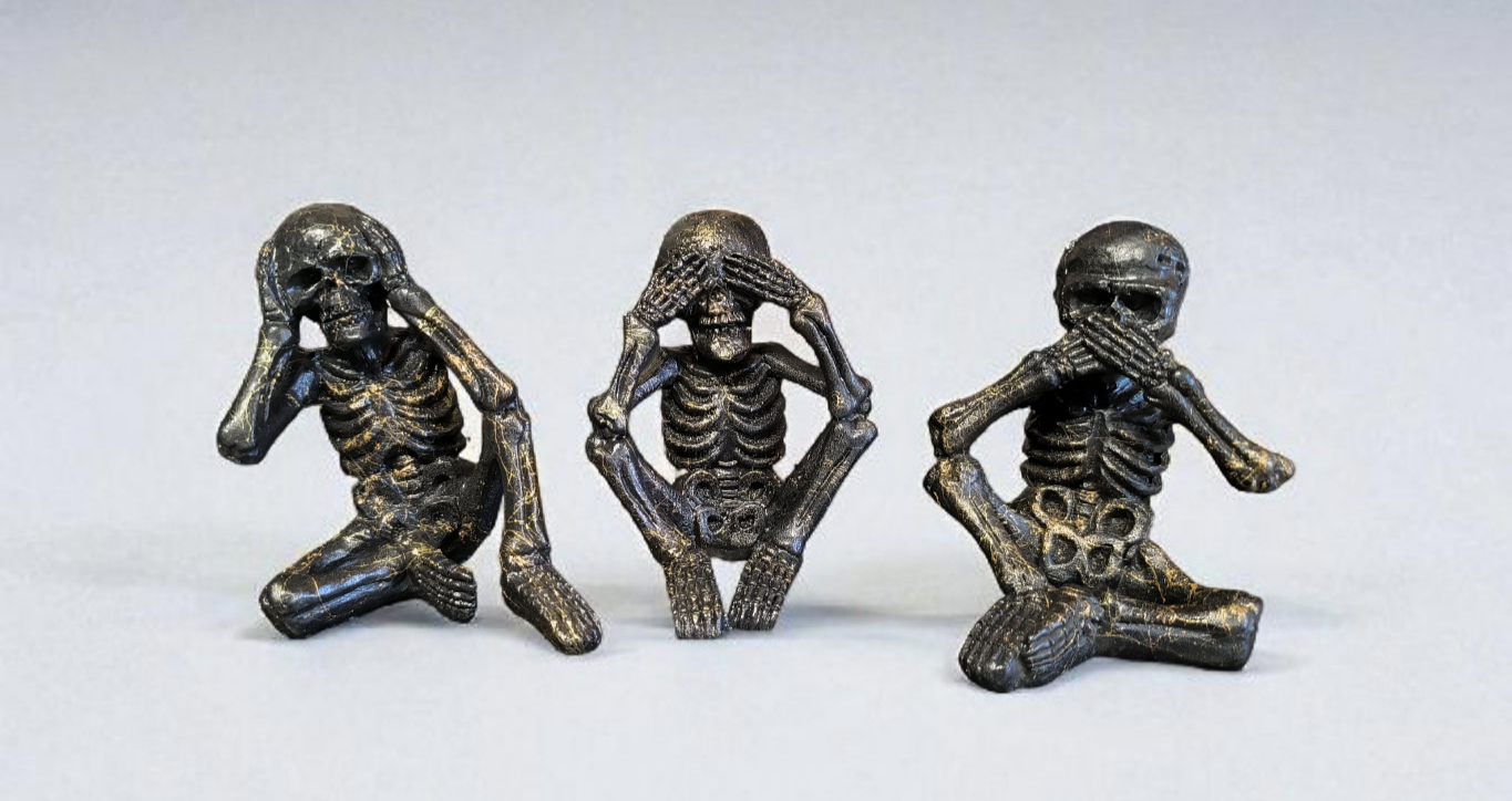 Horen zien zwijgen popjes