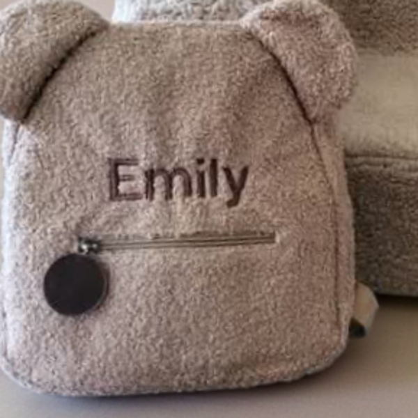 Teddy rugzak oortjes