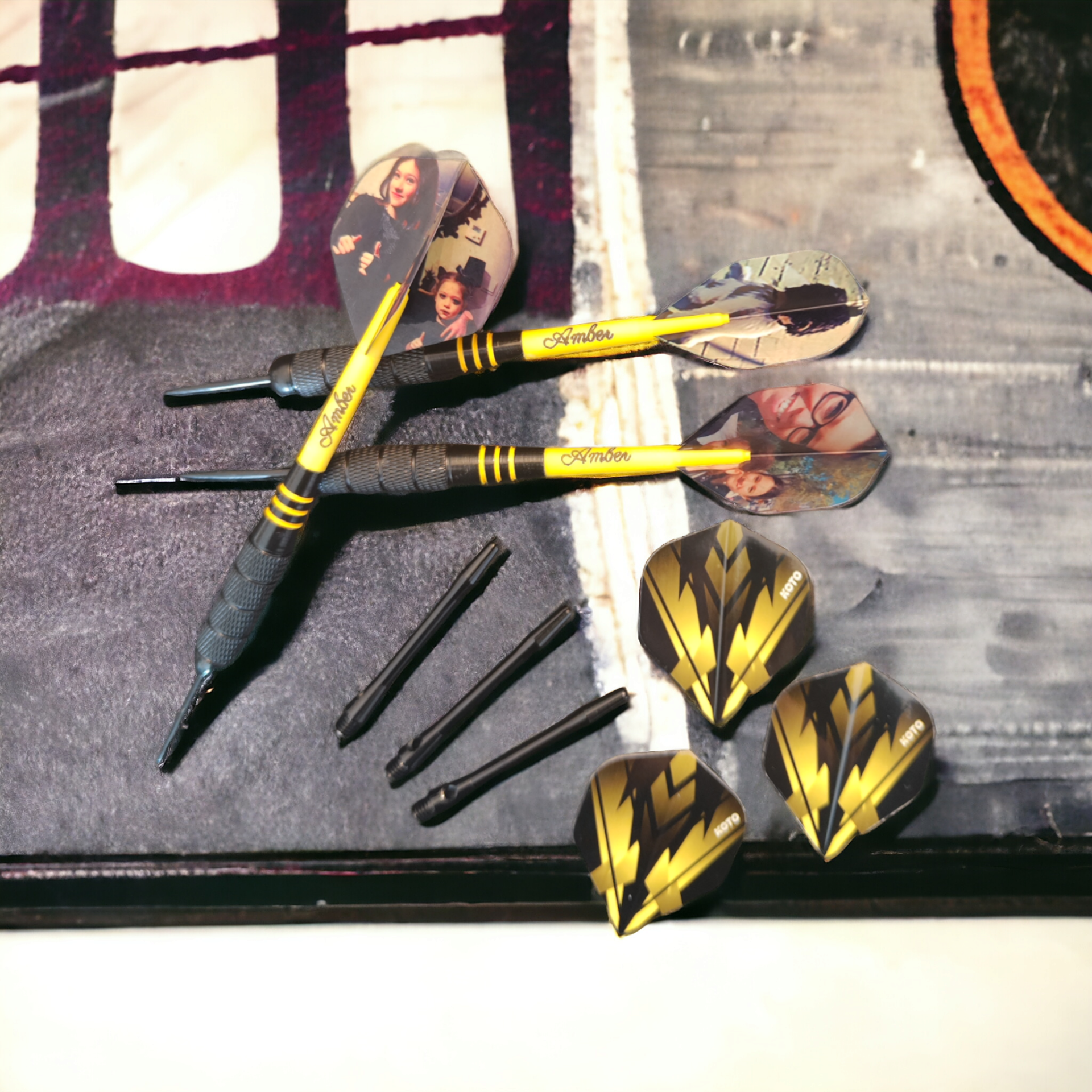 Full option gepersonaliseerde dartsset