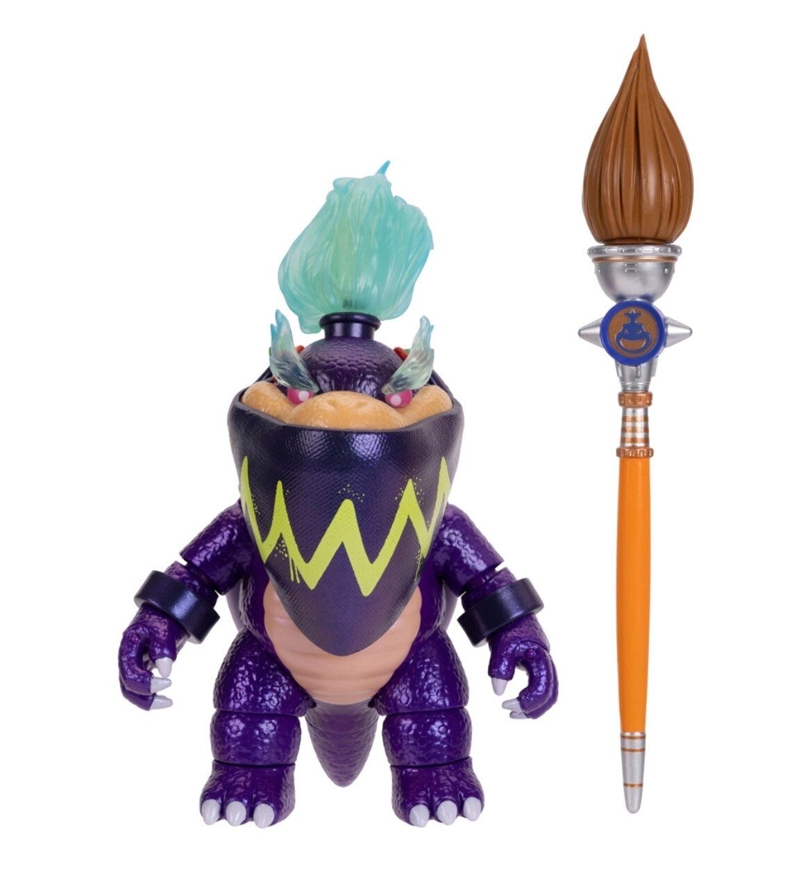 Wonder Bowser Jr. avec Pinceau - Figurine Super Mario Galaxy