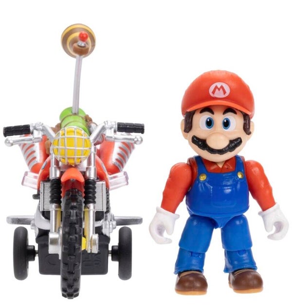 Mario avec Moto à Retrofriction - Figurine Super Mario Galaxy
