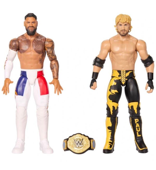 WWE - Main Event Showdown Série 27 Figurines Jey Uso & Logan Paul