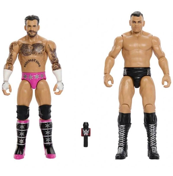 WWE - Twin Pack Série 28 Figurines CM Punk vs Gunther