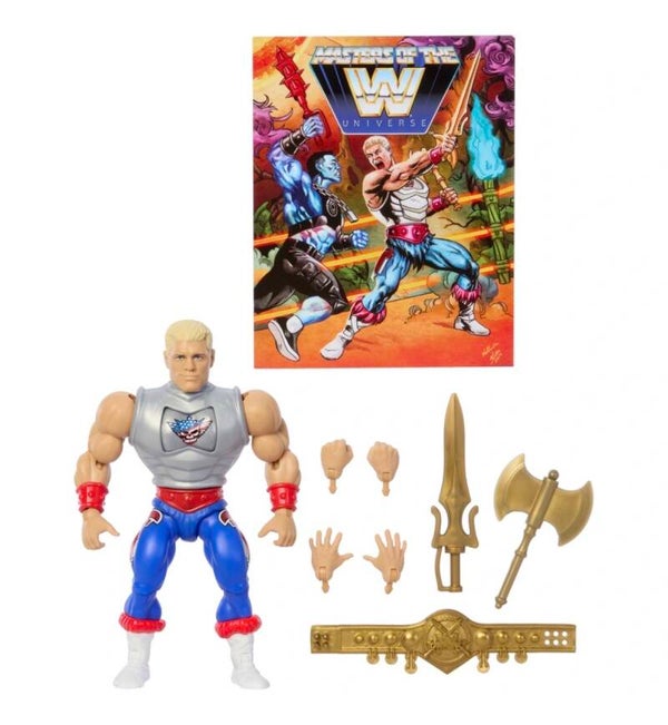 WWE x Les Maîtres de l'Univers - Figurine Cody Rhodes "Le Cauchemar Américain