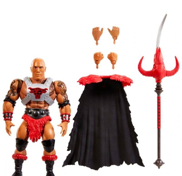 WWE x Les Maîtres de l'Univers - Figurine The Rock "Boss Final"