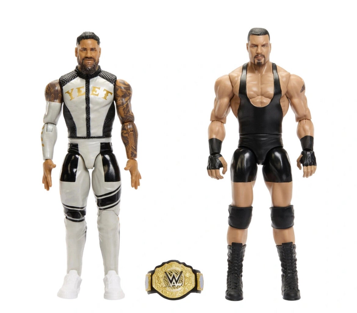 Lot Jey Uso vs Bron Breakker - Main Évent - figurines WWE