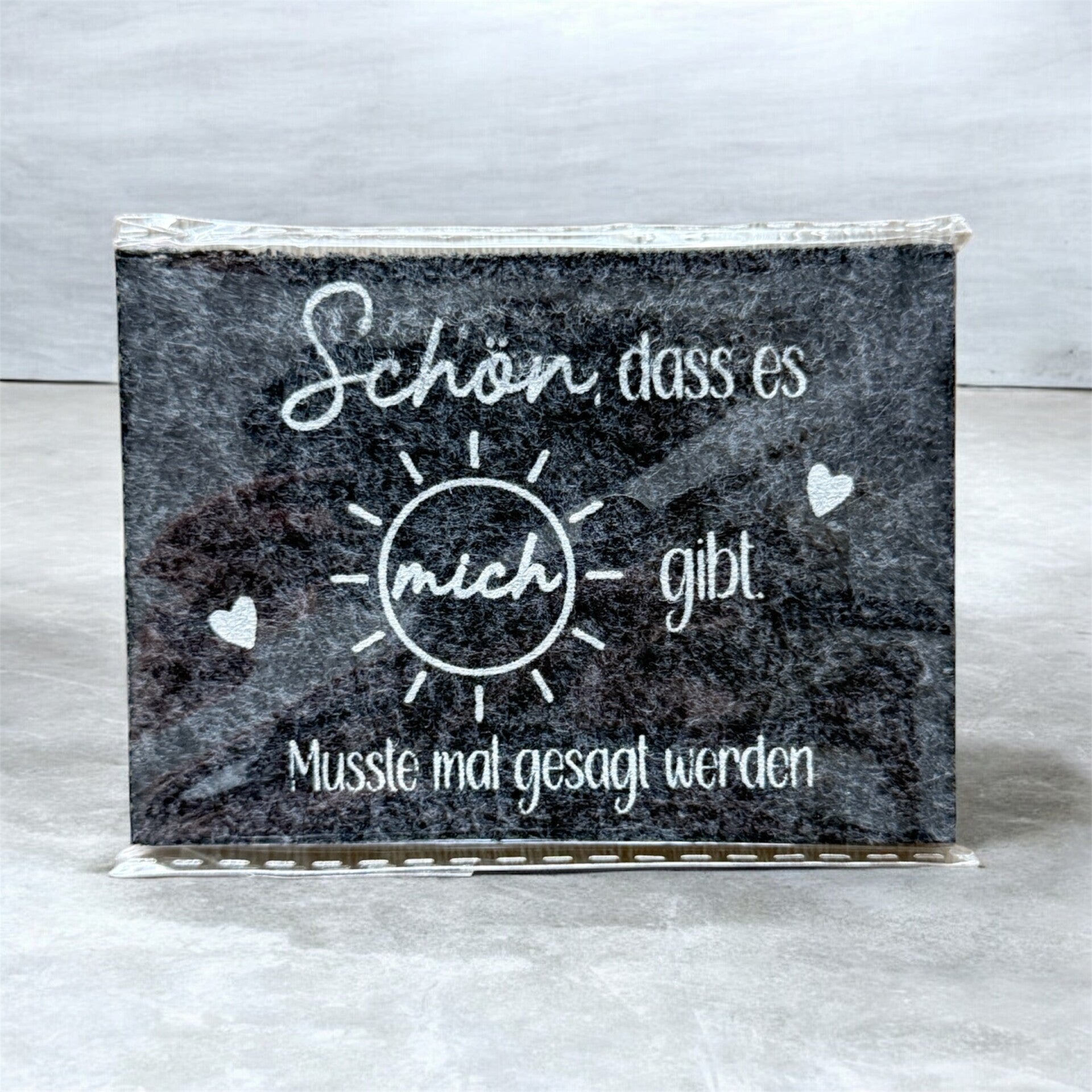 Filzmagnet „Schön, dass es mich gibt“