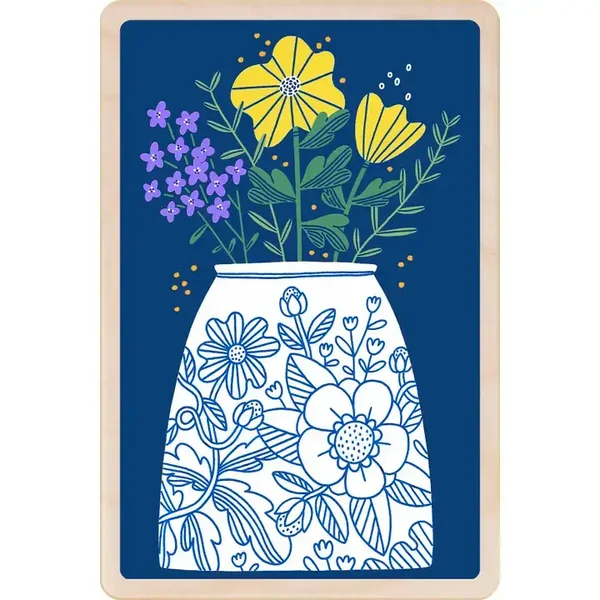Frühlingsblumen - Umweltfreundliche Karte