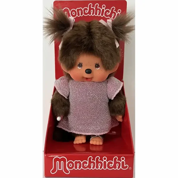 Monchhichi Plüschfigur Glitter Dress Girl pink 20cm