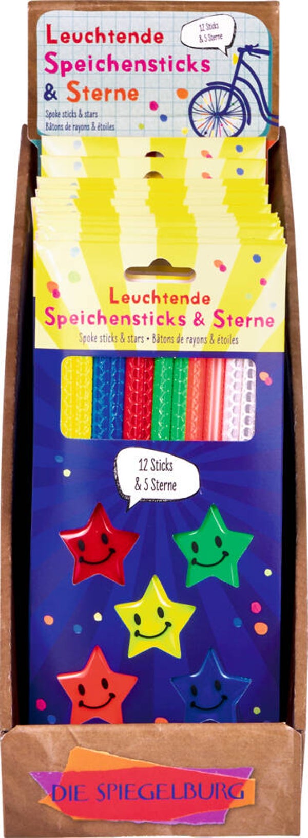 Die Spiegelburg Leuchtende Speichensticks & Sterne - Bunte Geschenke