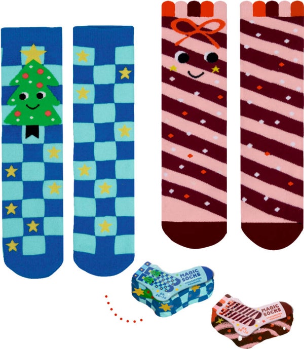 Die Spiegelburg: Magic Socks - Fröhliche Weihn., sort.i.D. (o.size, Gr.26-36)