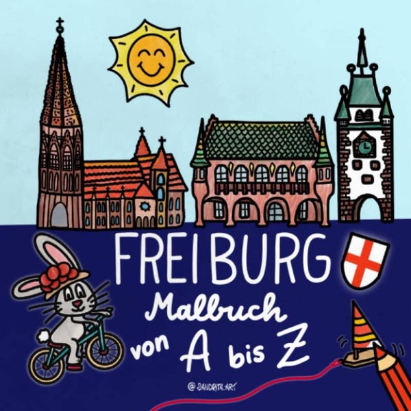 Freiburg Malbuch von A bis Z
