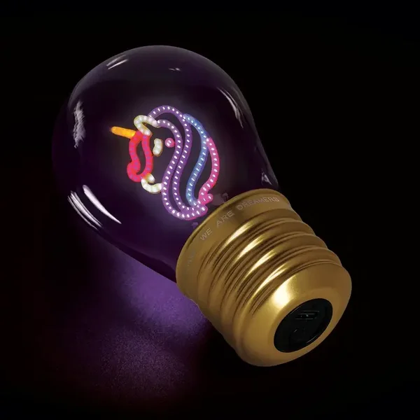 Tischlampe in Glühbirnenform - Bulb Fiction -Unicorn-