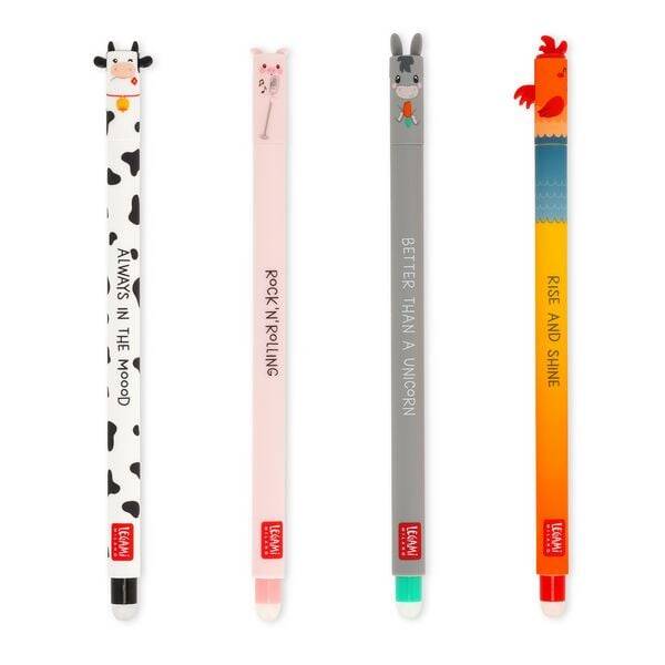 Legami löschbarer Gelstift - Farm Sweet Farm - Set of 4