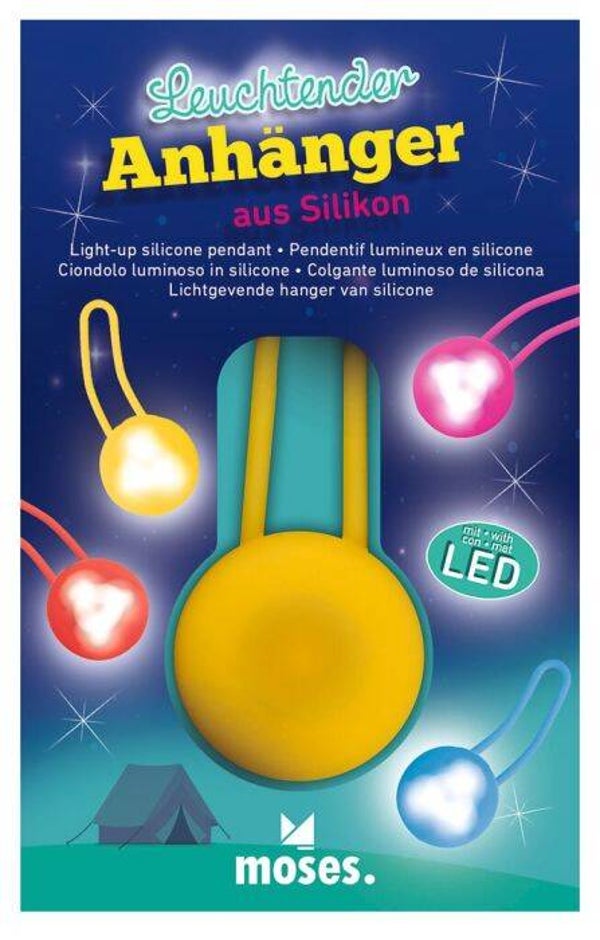 Leuchtender Anhänger aus Silikon