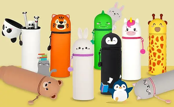 LEGAMI Kawaii Silikon Federmäppchen