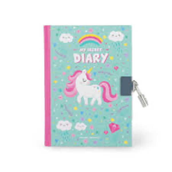 LEGAMI Geheimes Tagebuch mit Vorhängeschloss - My Secret Diary -Unicorn-