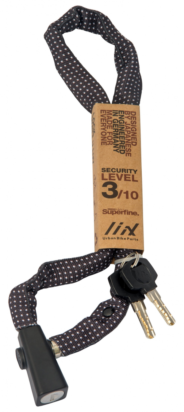 Liix Small Lock 60cm Polka Dots Black