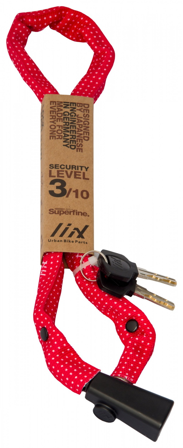 Liix Small Lock 60cm Polka Dots Red