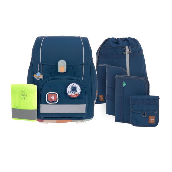 Schulranzen Set 7-teilig Boxy - Unique, Navy