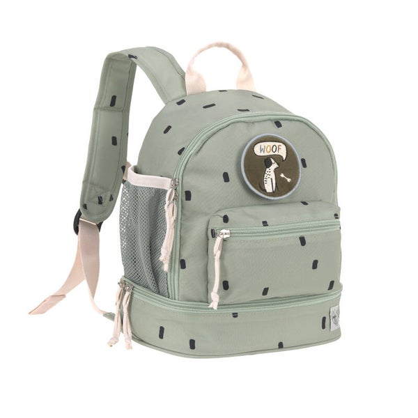 Kindergartenrucksack Mini - Happy Prints, Oliv