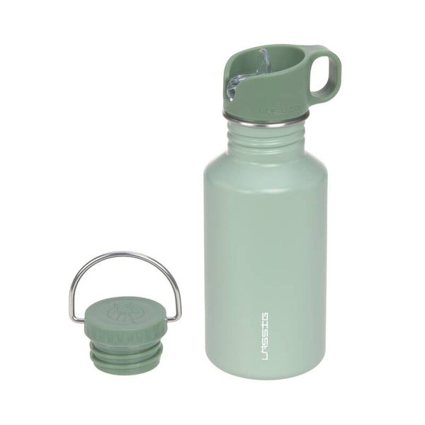 Edelstahl Kinder Trinkflasche 500 ml - Unique, Grün