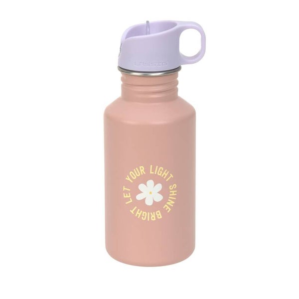 Edelstahl Kinder Trinkflasche 500 ml - Pattern Party, Rosa