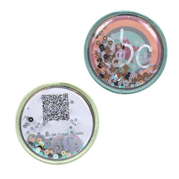 Patches 2er Set - DIY, Blau Mint