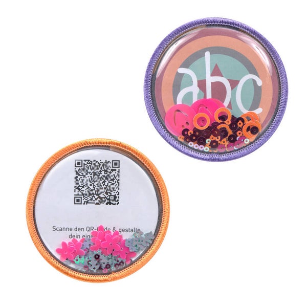 Patches 2er Set - DIY, Lavendel Rosa