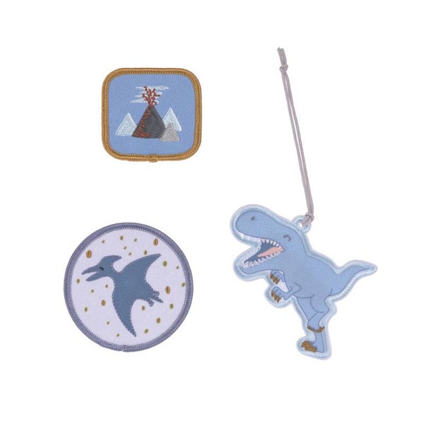 Anhänger & Patches - Schul Set Unique, Dinosaur